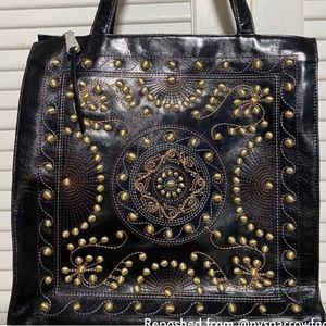Black Leather Purse